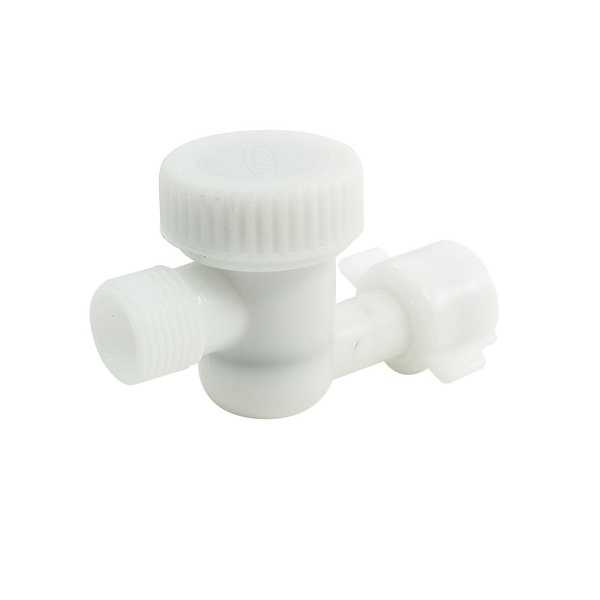 Unique Bargains Household White 18mm Thread Dia Coupling Water Tap Purifier Filter
