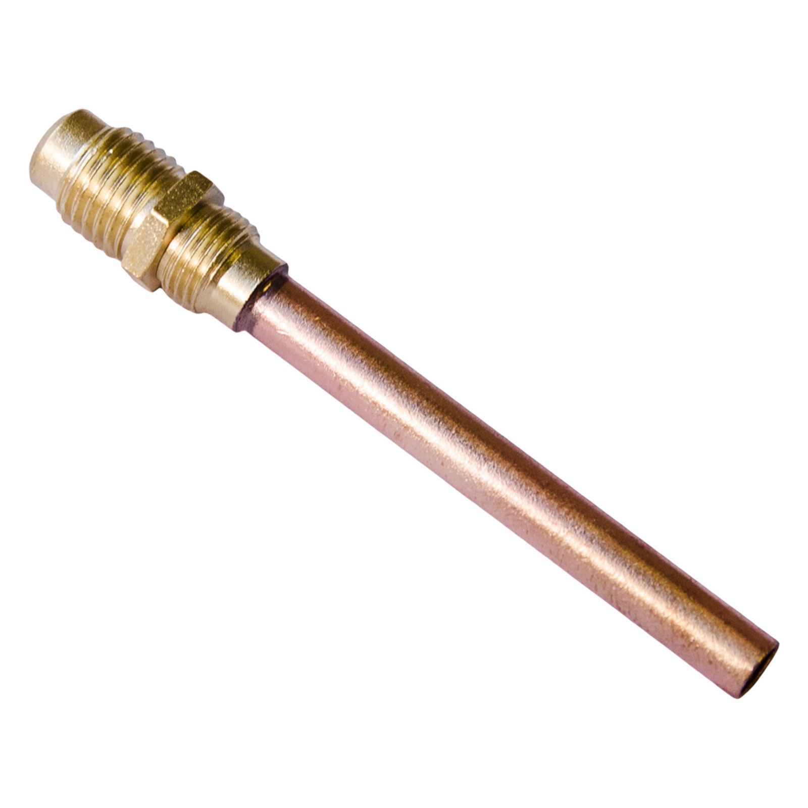 C&D Valve CD3604 - Premium Line Service Valve, Male Flare Access Fitting, 1/4", With Copper Tube Extension, 1/4"